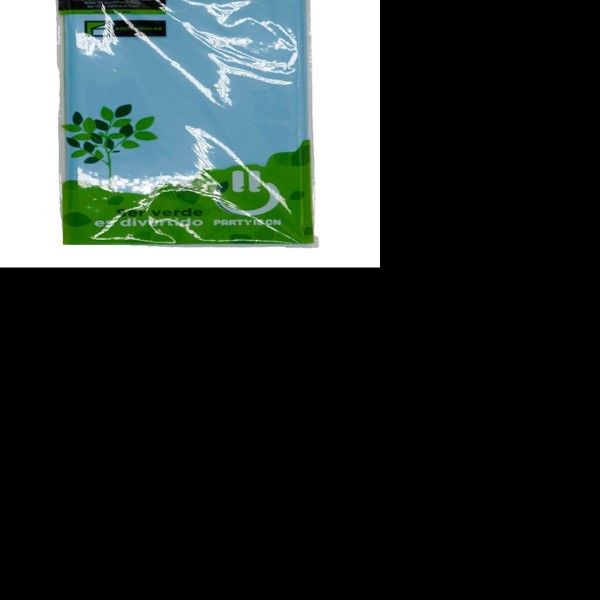 MANTEL PLASTICO RECT. PARTY AZUL CIELO PZA